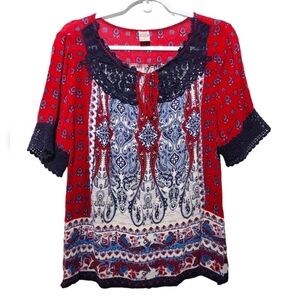 Bila Colorful Top Women's Size Medium